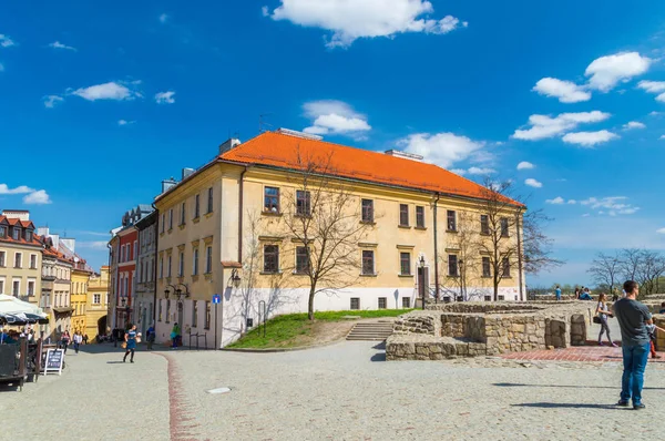 Lublin Poland April 2018 Farze Square Old Town Lublin — Stock Photo, Image