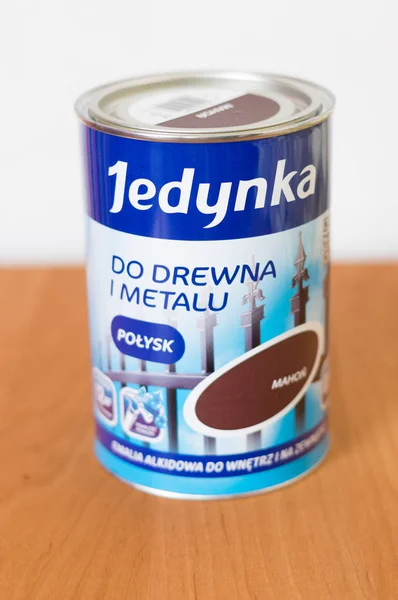Deblin Polen April 2018 Jedynka Lack Mahagoni Farbe — Stockfoto
