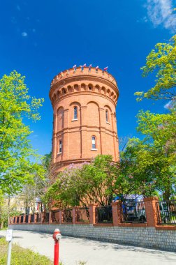 Olsztyn, Polonya - 1 Mayıs 2018: Astronomik Gözlemevi.