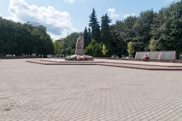 Kaliningrado Rússia Agosto 2019 Monumento Marechal Alexander Vasilevsky Praça Marshal — Fotografia de Stock