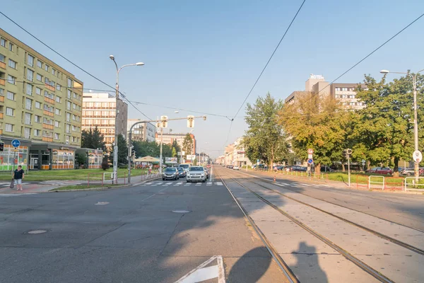 Rua em Ostrava . — Fotografia de Stock