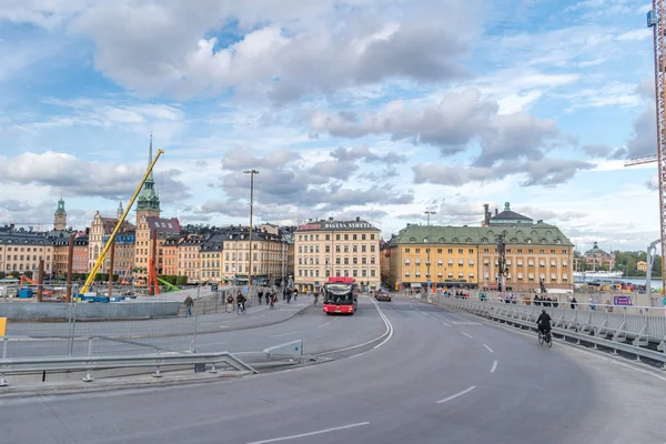 Міст Катарінаваген у Стокгольмі.. — стокове фото