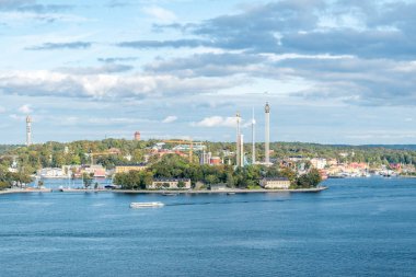 Stockholm 'ün merkezindeki Kastellholmen Adası.
