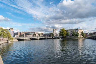 Küçük ada Stromsborg ile Vasabron Köprüsü.