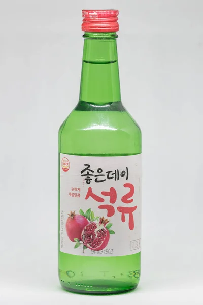 Bouteille de Soju esprit sud-coréen . — Photo