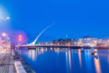 Samuel Beckett'ın Köprüsü, gece.