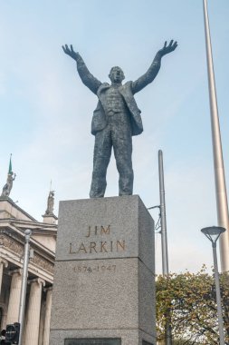 Jim Larkin 'in heykeli.