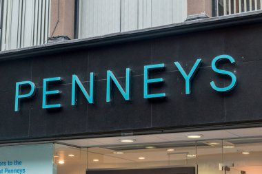 Dublin 'deki Penneys moda mağazasının logosu.