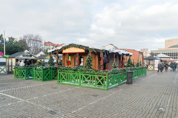 Kerstmarkt van Gdansk. — Stockfoto