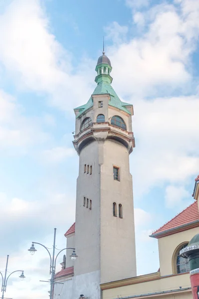 Исторический маяк на Балтийском море в Сопоте, Польша . — стоковое фото