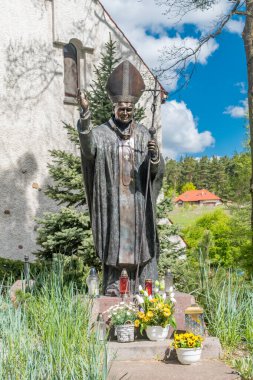 Straszyn, Polonya - 15 Mayıs 2020: Papa II..