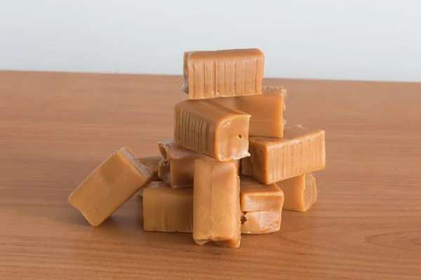 Bonbons Caramel Crème Traditionnels Polonais Krowki Signifiant Petites Vaches — Photo