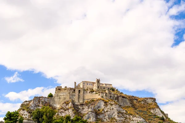 Castle in Roccella Ionica — стокове фото