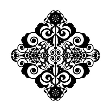 Ajur dekoratif desen