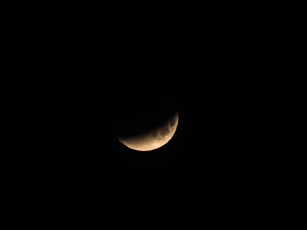 Close Photograph Rare Super Blue Blood Moon Total Lunar Eclipse — Stock Photo, Image