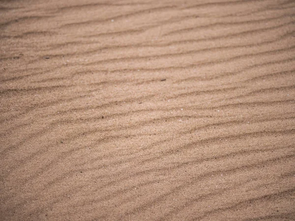Beautiful Closeup Image Real Wind Blown Brown Colored Sand Creating — Stock Photo, Image