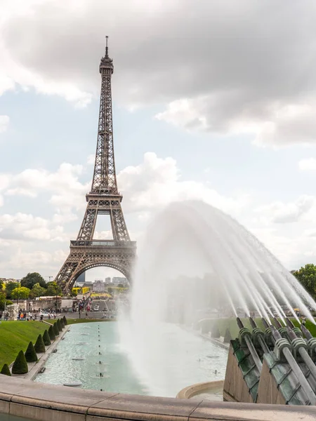 Paris Franciaország Szeptember 2017 Eiffel Torony Eredetileg Szándékozott Hoz Lenni — Stock Fotó