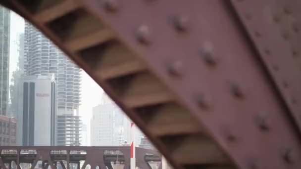 Chicago July 13Th 2019 Iconic Marina City Towers Often Said — Stock Video