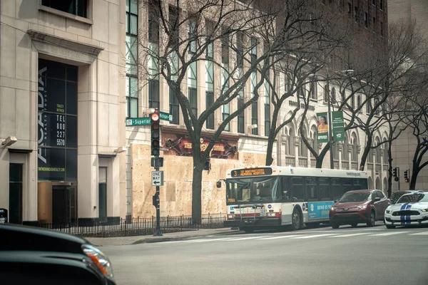 Chicago March 24Th 2020 Walt Disney Store Michigan Avenue Boarded — Stock Photo, Image