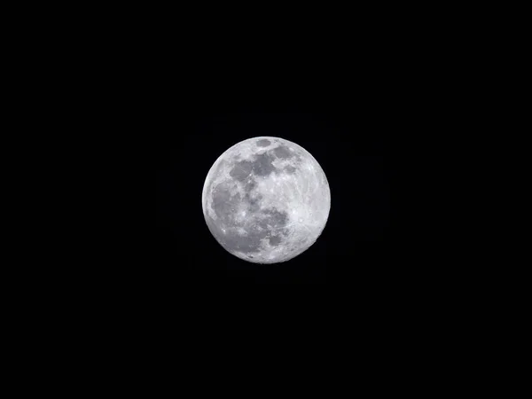 Close Vivid Photograph Full Moon Worm Moon Sap Moon Supermoon — Stock Photo, Image