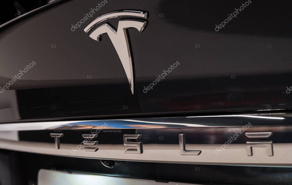 LONDON, UNITED KINGDOM MAY, 2017: Tesla Motors, Inc. is an American automotive and energy storage company.