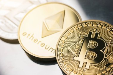 cryptocurrencys Bitcoin, Litecoin, Ethereum
