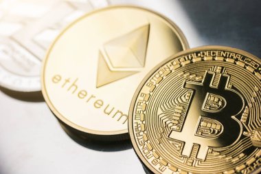 cryptocurrencys Bitcoin, Litecoin, Ethereum