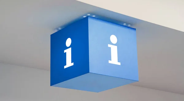 Info cube — Stock Photo, Image