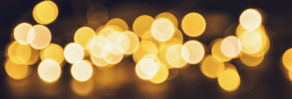 Defocused gold abstract christmas background