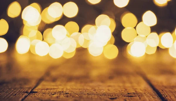 Navidad de oro fondo bokeh con espacio para copiar — Foto de Stock