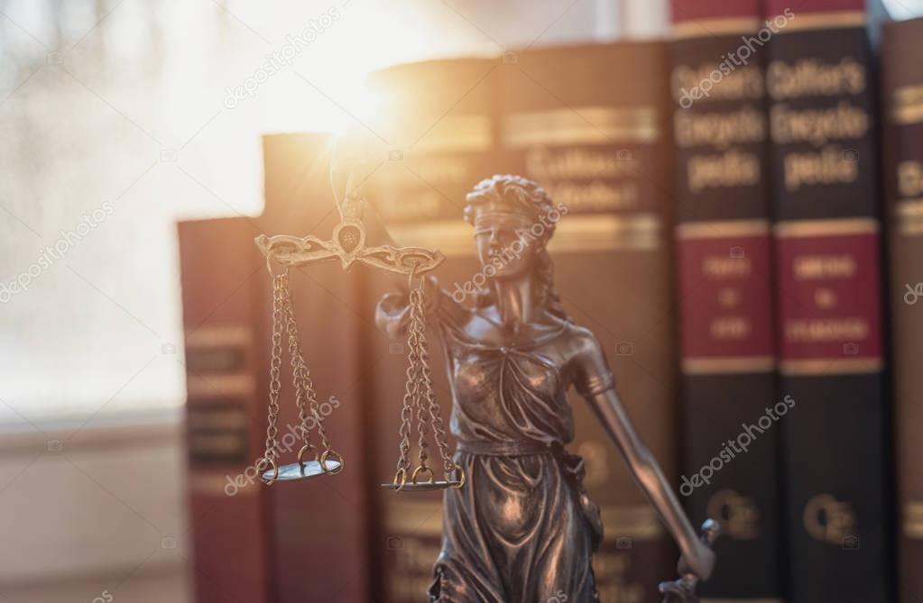 Legal law concept image Statue of Justice 