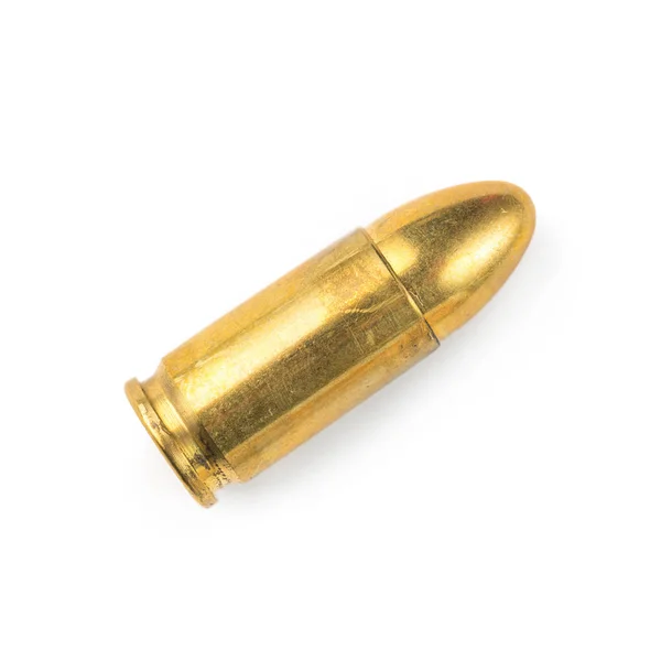 Gun bullet, isolated on white background — Stock Photo, Image