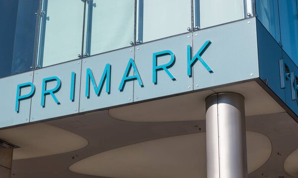 Primark store with logo