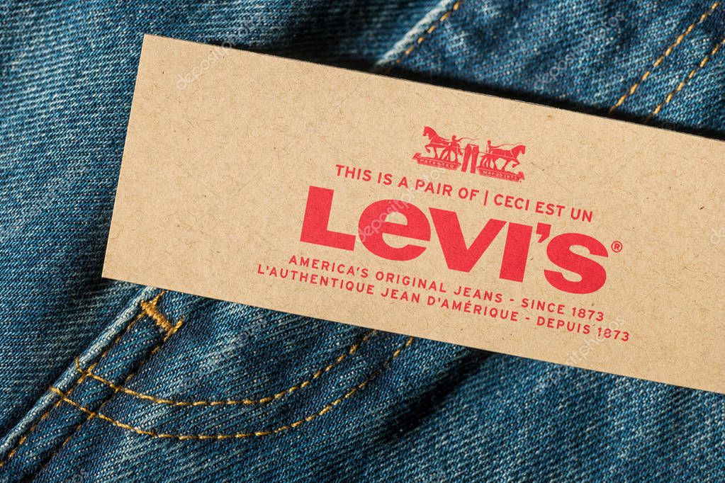 AACHEN, GERMANY OCTOBER, 2017: LEVI'S is a brand name of Levi Strauss and Co, founded in 1853