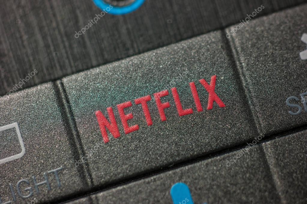 AACHEN, GERMANY OCTOBER, 2017: Netflix Inc. is an American company founded specializes in and provides streaming media and video on demand online.