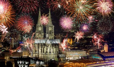 Köln Katedrali (K lner lichter), Köln, ORME havai fişek