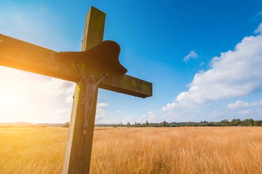 Belçika, Hohes hiking trail, ahşap çapraz din sembolü