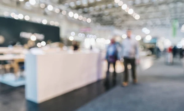 Abstract people in a trade show hall event background usage — Stock Photo, Image