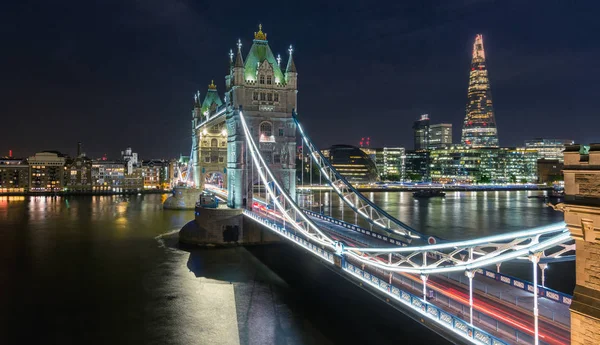 View Tower Bridge City Hall Night London Ideal Websites Magazines — Stock Photo, Image