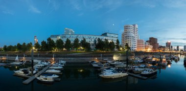 Dusseldorf medya Liman Panoraması