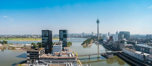 Düsseldorf-Panorama — Stockfoto
