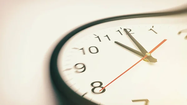 Wall Clock Zoom Effect — Stock Photo, Image