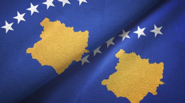 Kosova 'da tekstil kumaşı ve kumaş dokusu iki bayrak altında