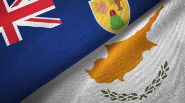 Türkler ve Caicos Adaları ve Kıbrıs Rum Kesimi iki bayrak