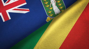 Virgin Adaları İngiliz Uk ve Kongo iki bayrak