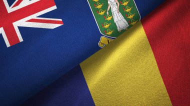 Virgin Adaları İngiltere ve Romanya iki bayrak