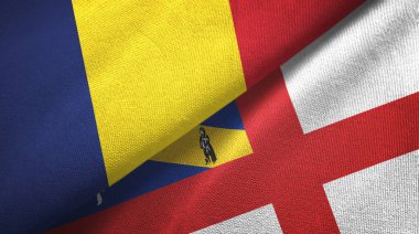 Çad ve Herm iki bayraklı kumaş, kumaş dokusu