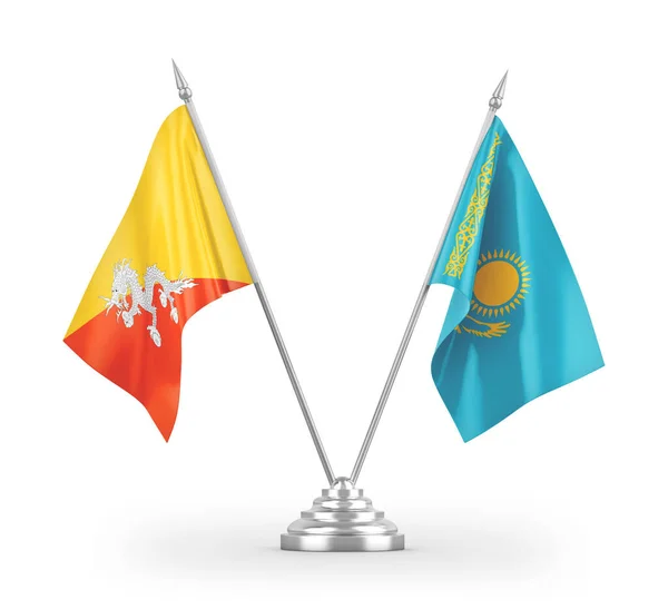 카자흐스탄 깃발은 렌더링에 분리되어 — 스톡 사진
