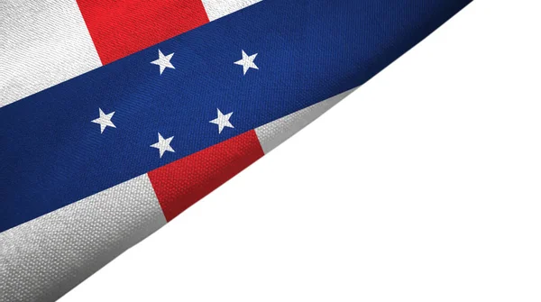ธงแอนท สเนเธอร แลนด กแยกจากพ นหล ขาว วางไว ทางด านซ ายท — ภาพถ่ายสต็อก