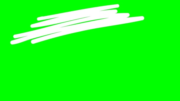Förenta Staterna Rita Flagga Grön Bakgrund — Stockvideo